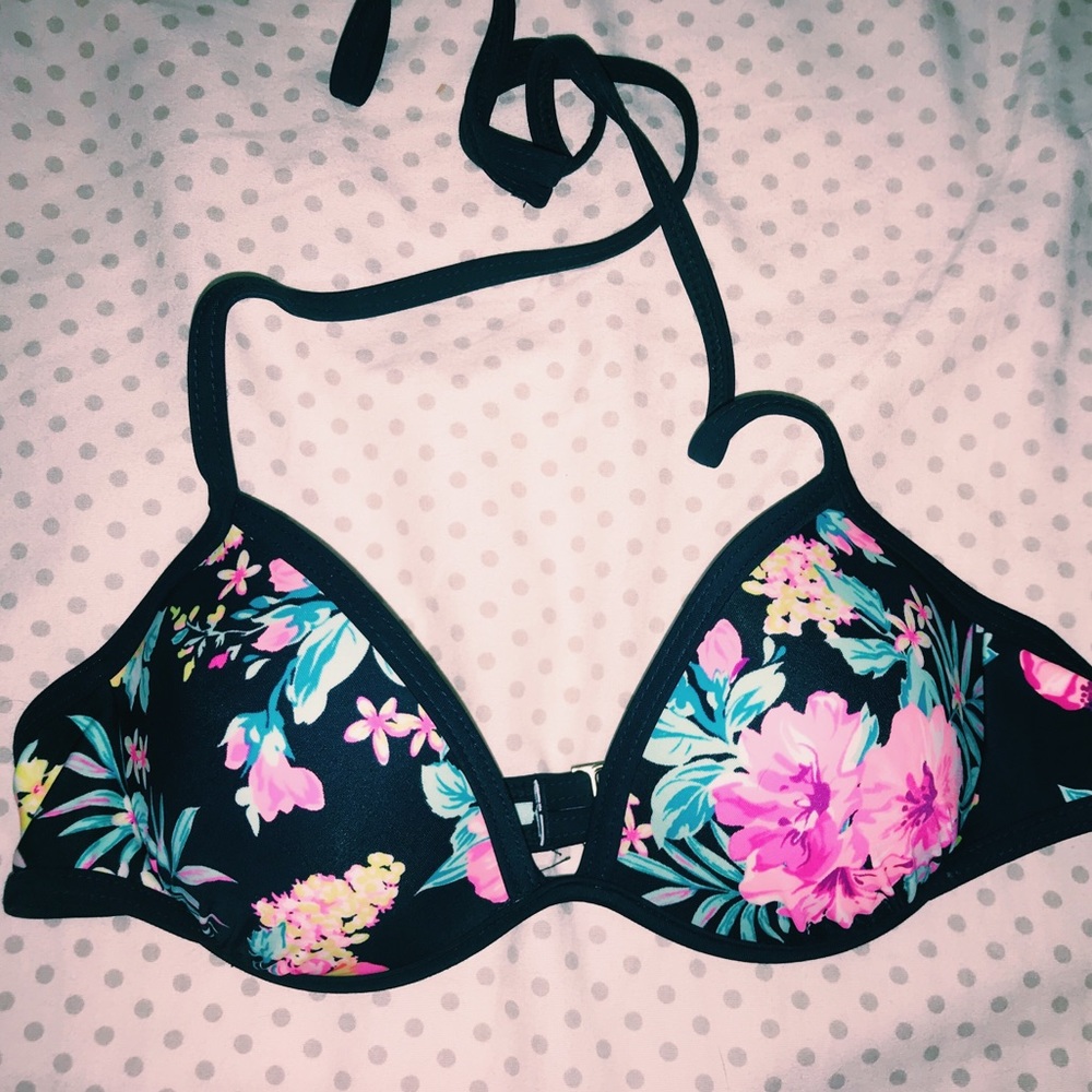 FLORAL BIKINI TOP